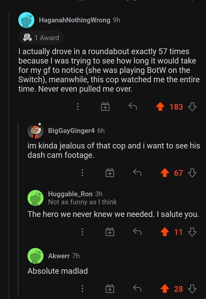 Driving In A Roundabout 57 Times