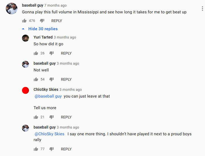 Baseball Guy Can't Be Stopped, No Matter The Amount Of Punches He Receives!