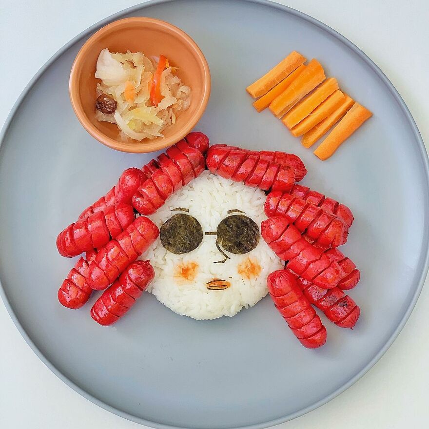 Cute Food Art For Kids -Some Of @sorry.justhangry’s Food Art