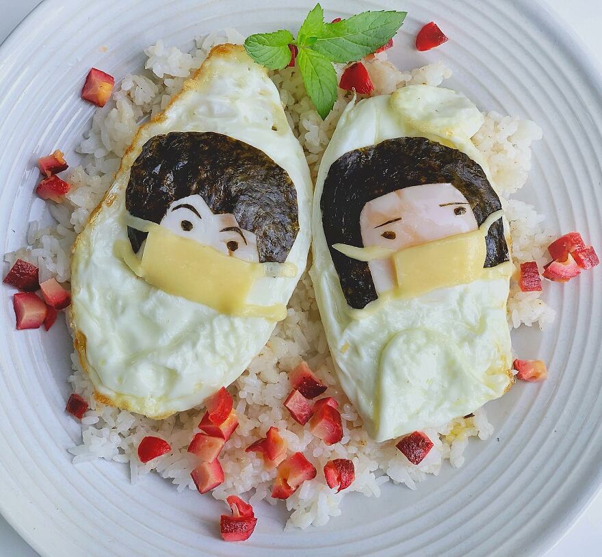 Cute Food Art For Kids -Some Of @sorry.justhangry’s Food Art