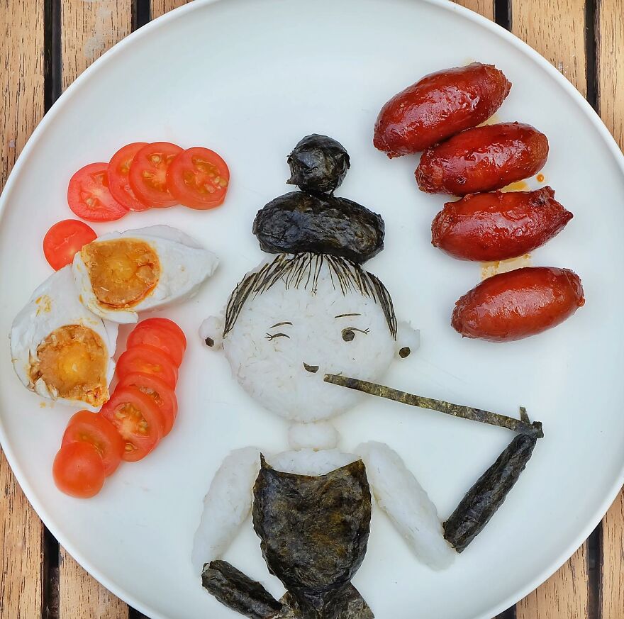 Cute Food Art For Kids -Some Of @sorry.justhangry’s Food Art