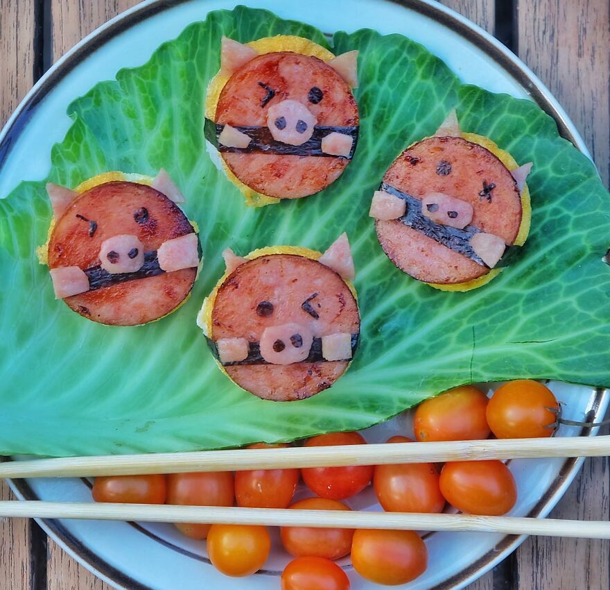 Cute Food Art For Kids -Some Of @sorry.justhangry’s Food Art