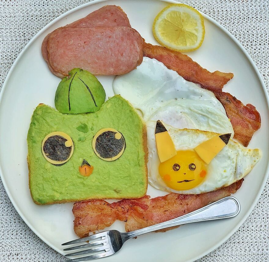 Cute Food Art For Kids -Some Of @sorry.justhangry’s Food Art