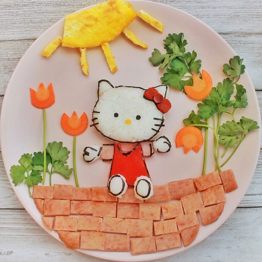 Cute Food Art For Kids -Some Of @sorry.justhangry’s Food Art