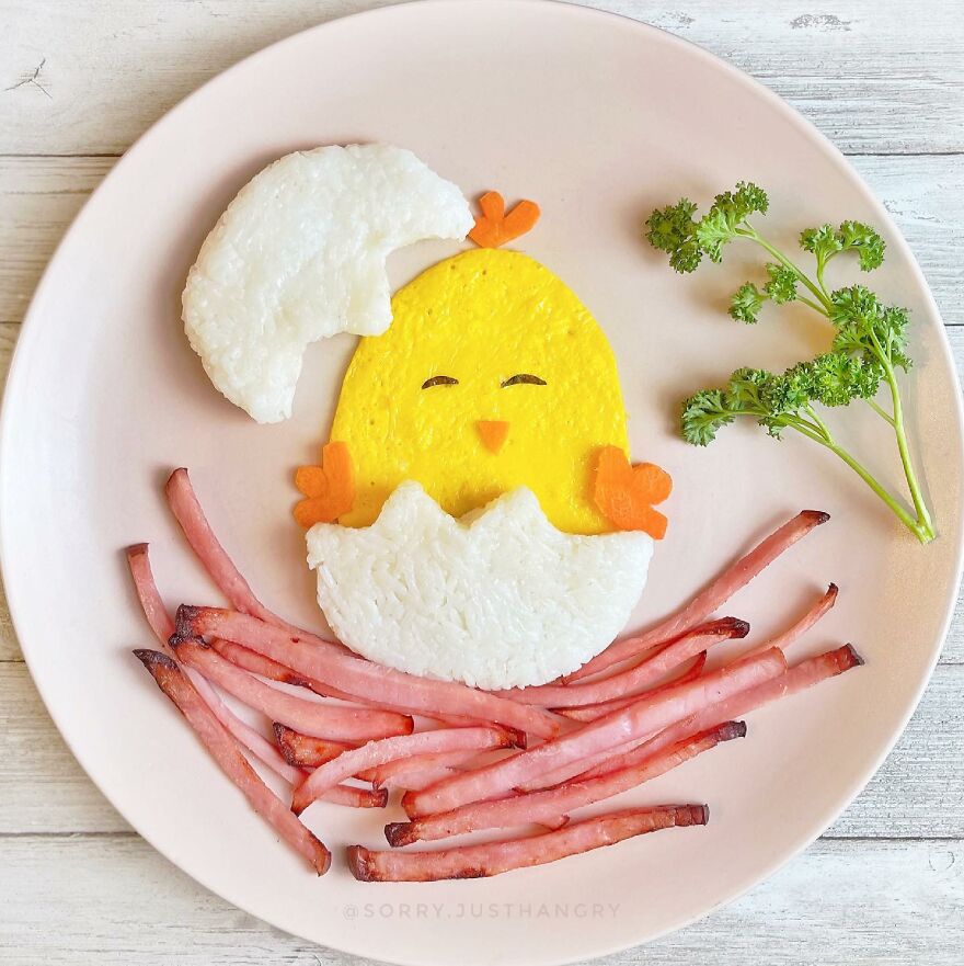 Cute Food Art For Kids -Some Of @sorry.justhangry’s Food Art