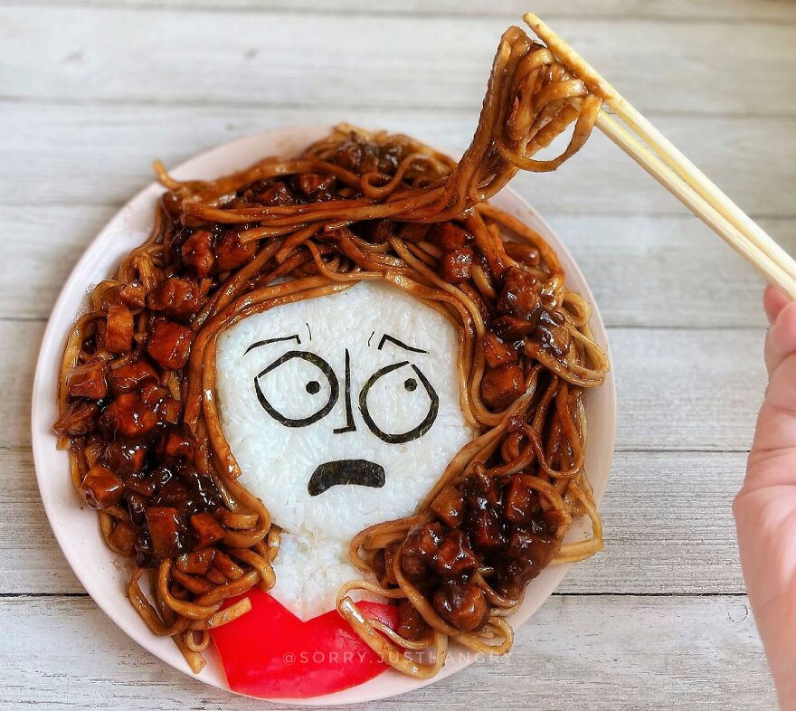 Cute Food Art For Kids -Some Of @sorry.justhangry’s Food Art