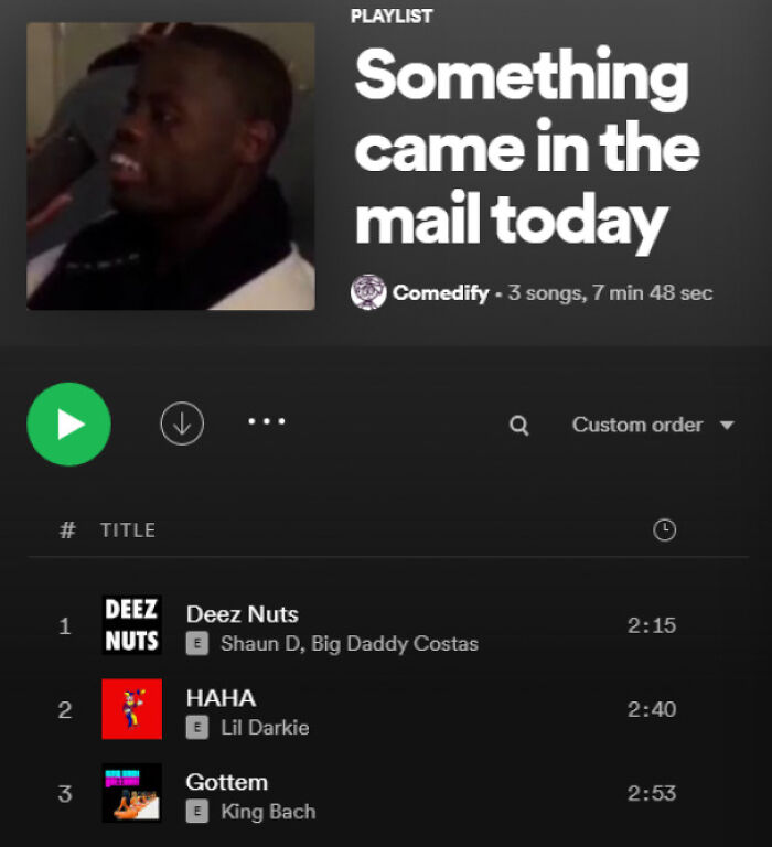 Something Came In The Mail Today