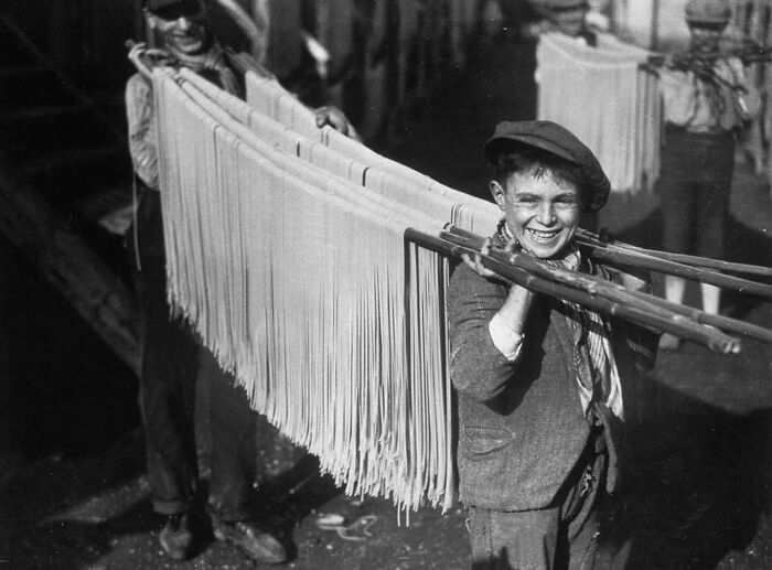 Drying The Pasta, Italy, 1929