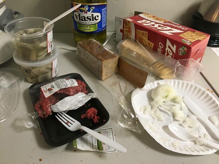 My Coworker Brought Ingredients For Raw Meat Sandwiches