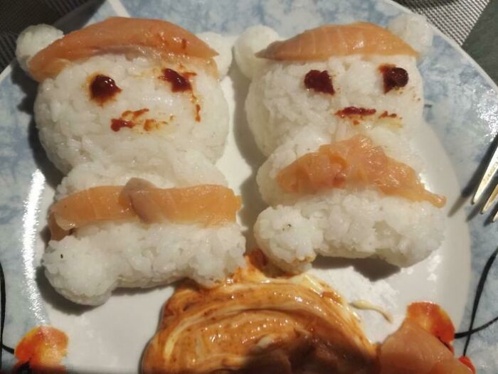 These Adorable Salmon Sushi Pandas My Boyfriend Made