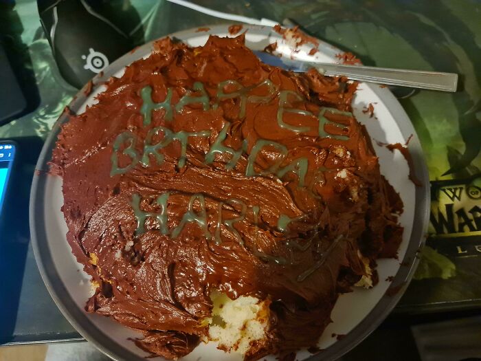 My Harry Potter Themed Birthday Cake Made By My Boyfriend