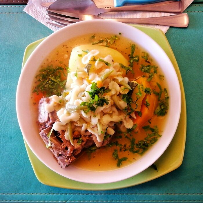 “It’s A Stew, Courtesy Of My Mother-In-Law. Delicious!”