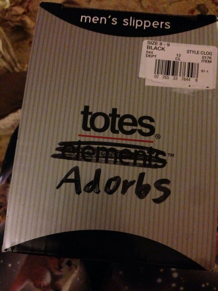 My Mom Had A Little Fun With My Husband's Christmas Gift.