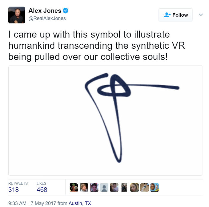 Alex Jones Tries His Hand At Art.