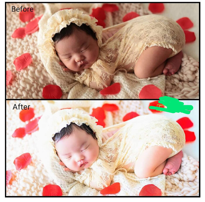 Photographer Selling Photo Editing While We're All Isolating. Is It Just Me, Or Does The Second Photo Look Worse?