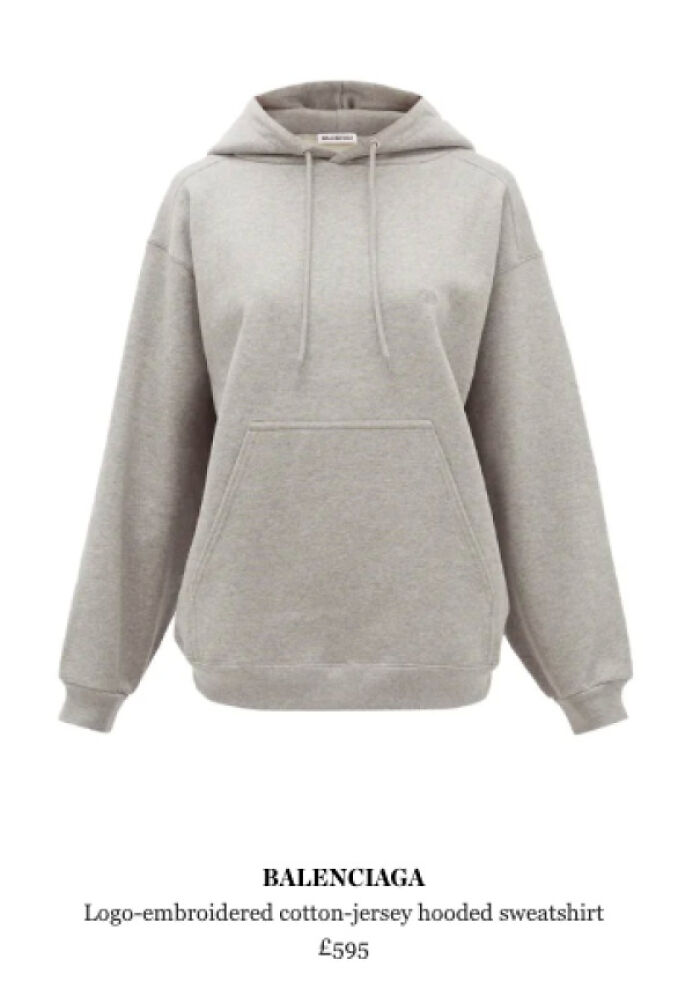 Not Your Typical Delusional Artist But £595 For The Most Standard Hoodie Going