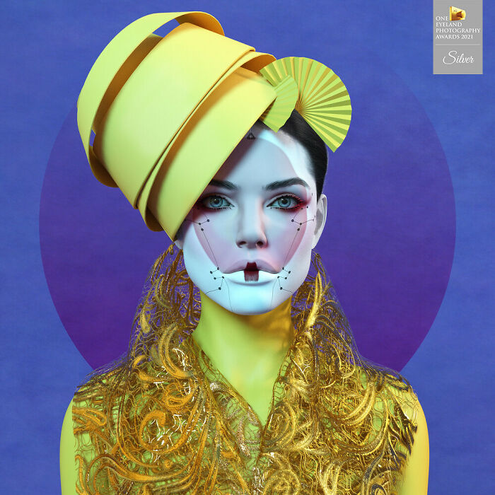 "Grace" By Patrizia Burra. Silver In Special, Digitally Enhanced