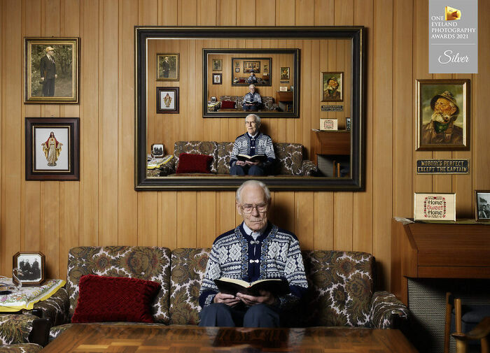 "Hidden" By Elmer Laahme. Silver In Fine Art, Portrait