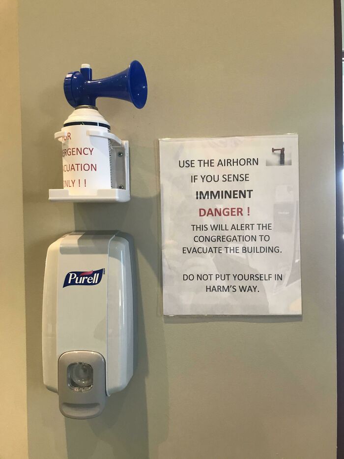 This Sign By The Entrance To My Church.