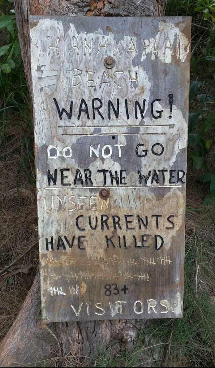At A Beach Along A Hiking Trail In Kauai, Hawaii