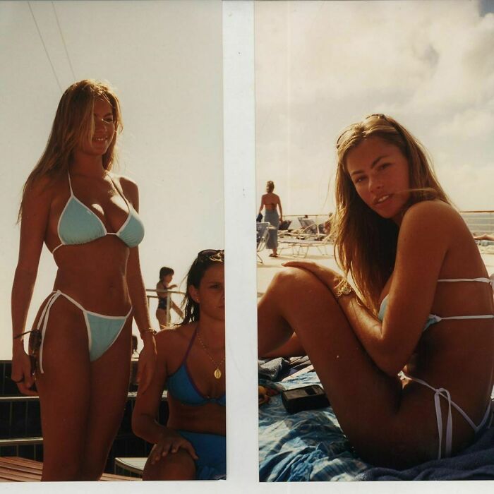 Sofia Vergara Pre-Fame At Miami Beach, Early 1990s