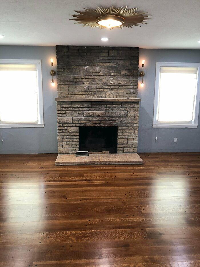 When You Pull Up Nasty Carpet And Find The Original 1941 Hardwood