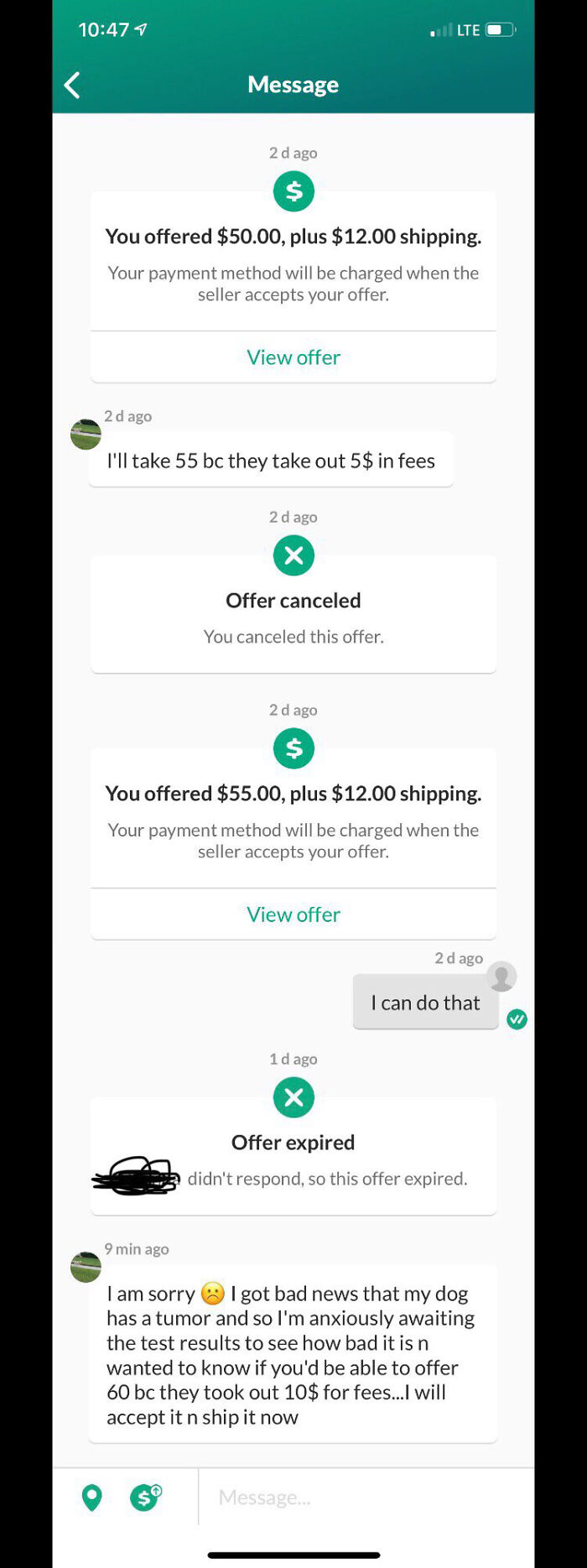 I Wanted To Buy An Old Console For 50, And They Raised The Price $5 For Fees. I Agreed To Pay The New Price, Only To Have Them Raise It Another $5 To Save Their Dog