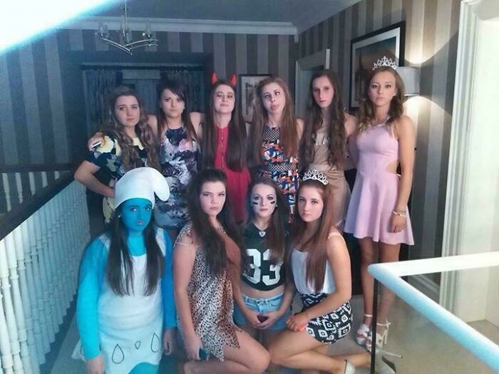 Two Types Of People At A Costume Party 