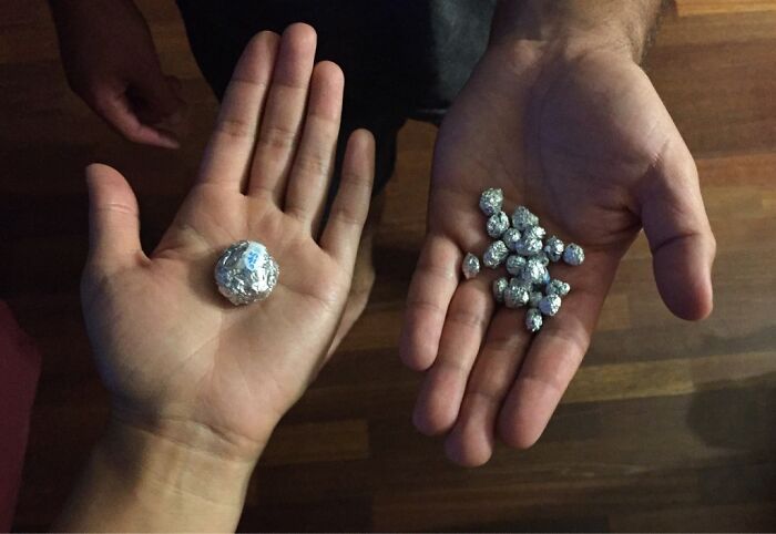 My Wife And I Shared Some Hershey Kisses. There Are Two Types Of People In This World