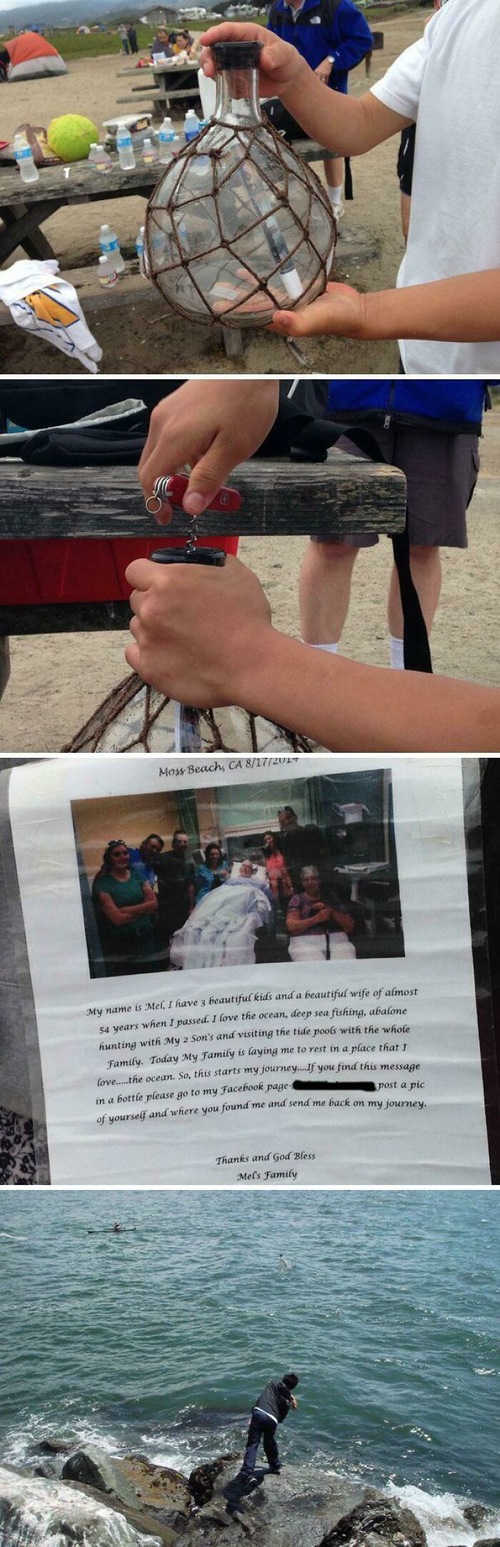 This Guy Found A Message Written In A Bottle While Fishing