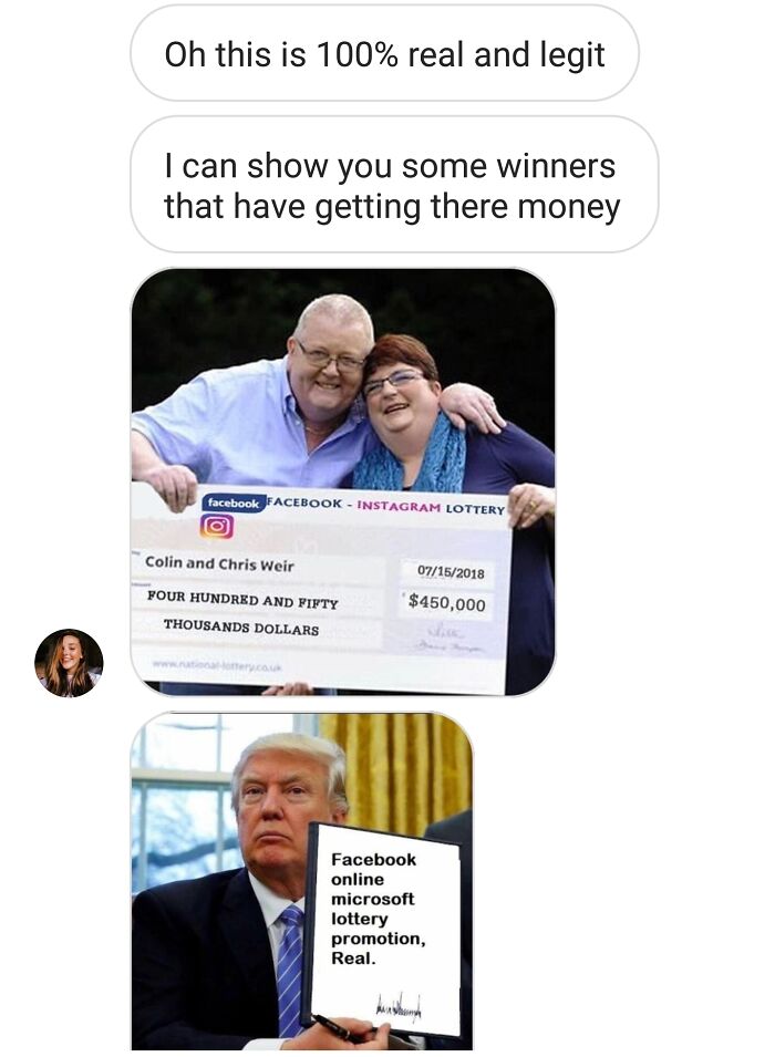 Probably The Funniest Interaction I've Ever Had With A Scammer. They Sent Videos Too. If You Want Me To Post More Of The Chat I Can