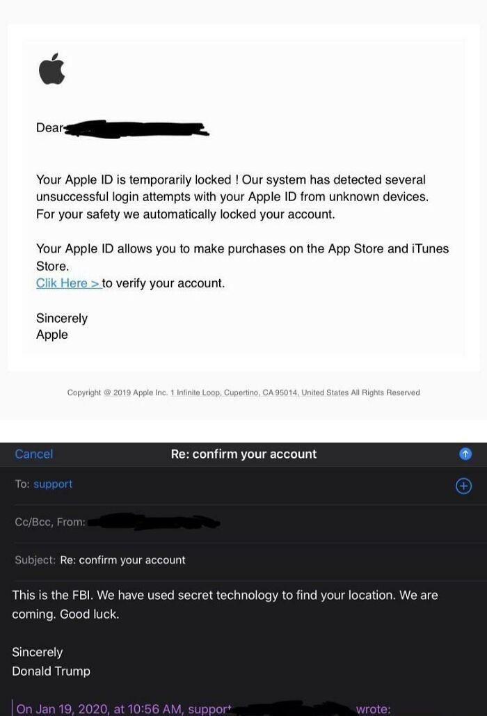 Only Appropriate Response To A Phishing Email