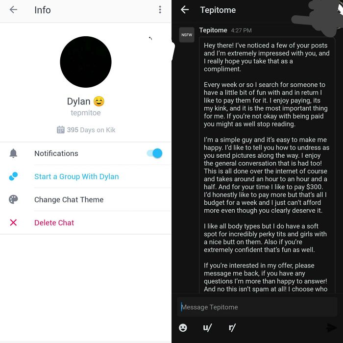 U/Tepitome / U/Tepmitoe Scams Women, And Leaks Some Of His Victims' Pictures For Fun
