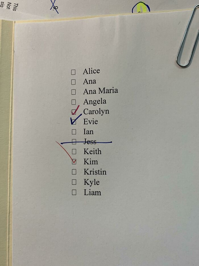 Two Kinds Of People When It Comes To Checkmarks