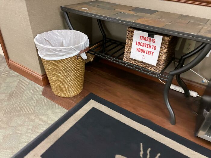 This Was At An Optometrist's Office, So Maybe It Wasn’t Obvious?