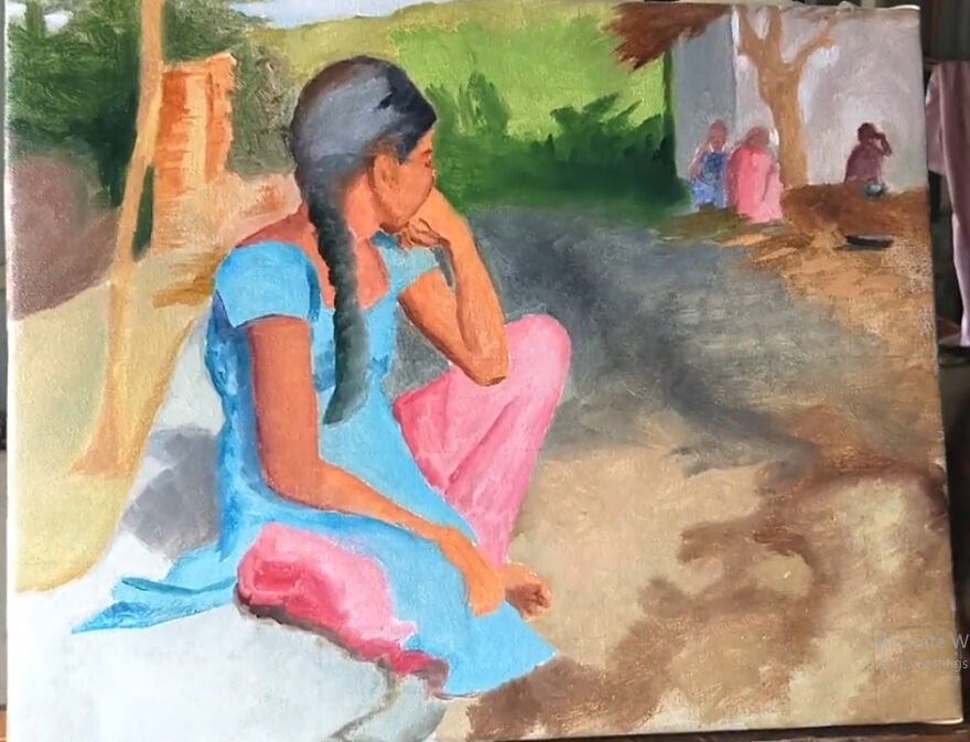 The Process Of My Realistic Oil Painting &ndash; Explained In Steps