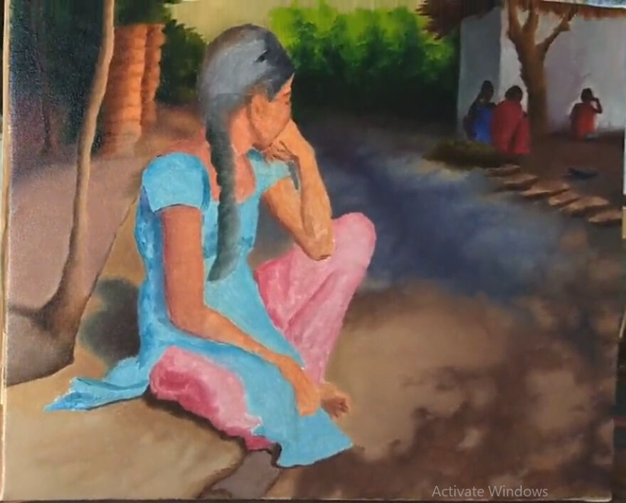 The Process Of My Realistic Oil Painting &ndash; Explained In Steps