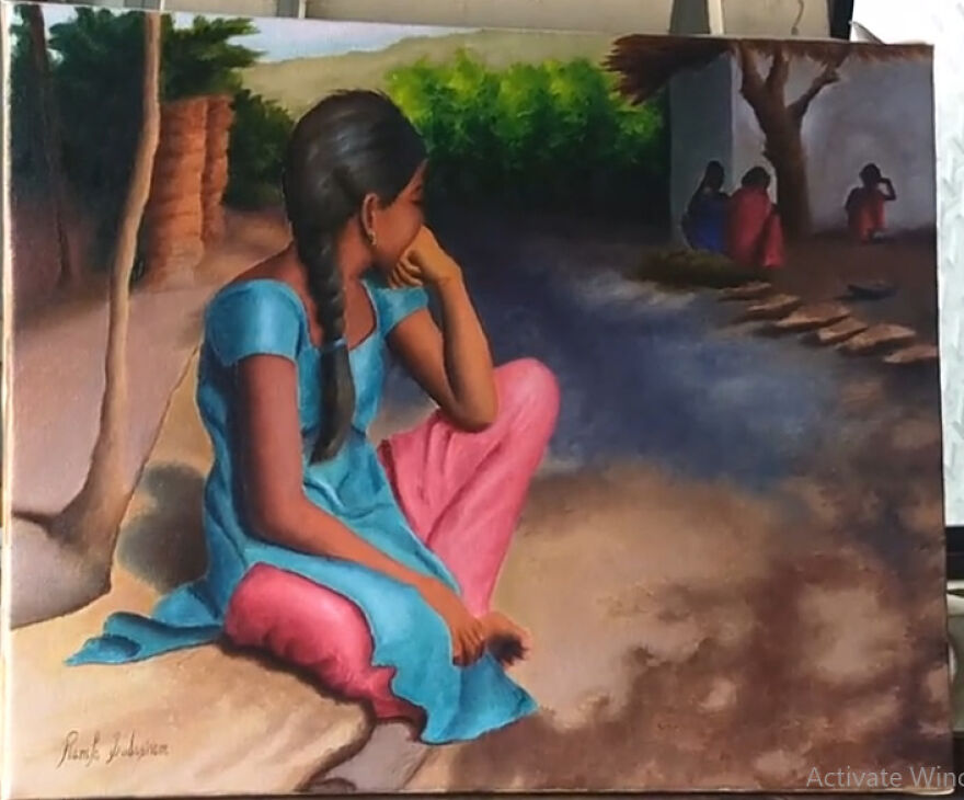 The Process Of My Realistic Oil Painting &ndash; Explained In Steps