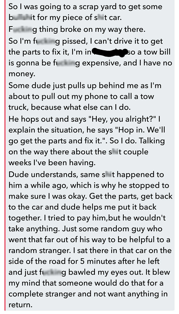 Random Bro Keeping Me From Having A Meltdown Today