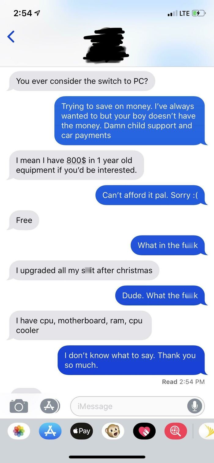 I Live Far Away From My Best Friend And He Plays Games On PC. I Don’t Have One Because I Can’t Afford One. He Dropped This On Me Today