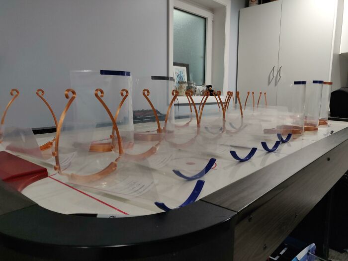 Was Told To Post This Here: I'm 14, And I've Been 3D Printing Face Shields For Local Hospitals With Masksfordocs. In The Past 3 Days I Have Made 17, With Many More To Come. (Sorry For Terrible Photo)