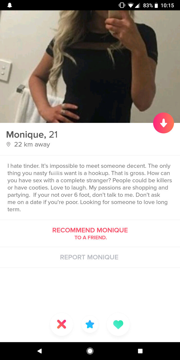 Hates Tinder - Is On Tinder