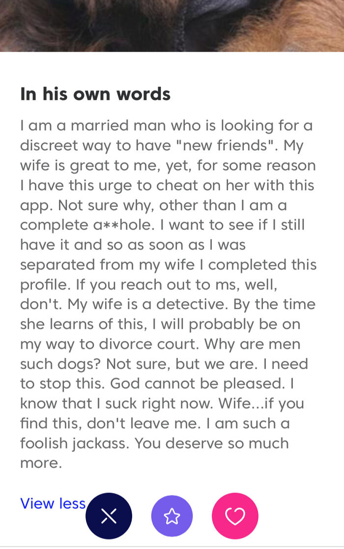 Do You Think His Wife Wrote This?