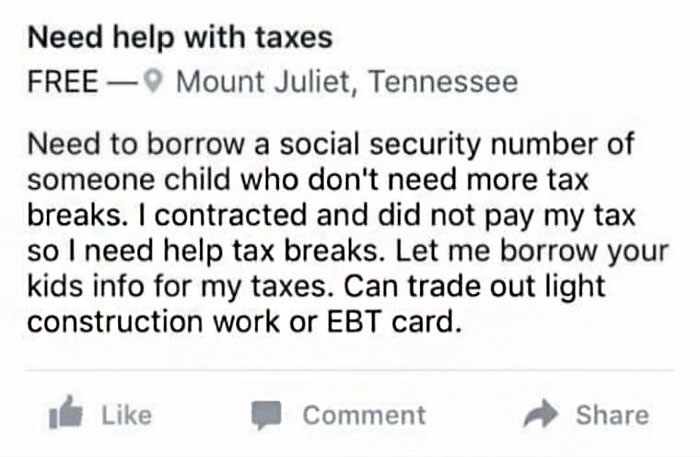 Anyone Have Just Too Many Tax Breaks??