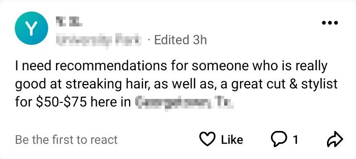 Tell Me You've Never Been To A Salon W/Out Telling Me You've Never Been To A Salon