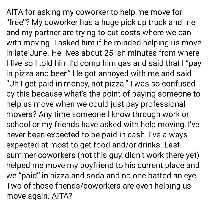 What's The Point Of Paying Someone To Help Us Move When We Could Just Pay Professional Movers?