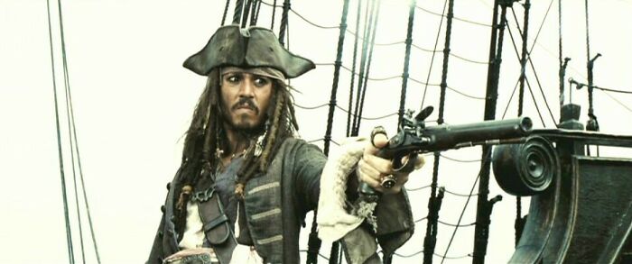In Pirates Of The Caribbean: The Curse Of The Black Pearl (2003) Jack Sparrow’s Pistol Was The Only Real Gun In The Movie