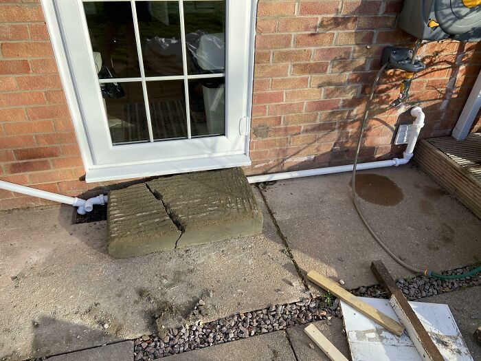 Note To Self: Read The Weather Forecast Before Casting Concrete Steps (It's -4 Today)