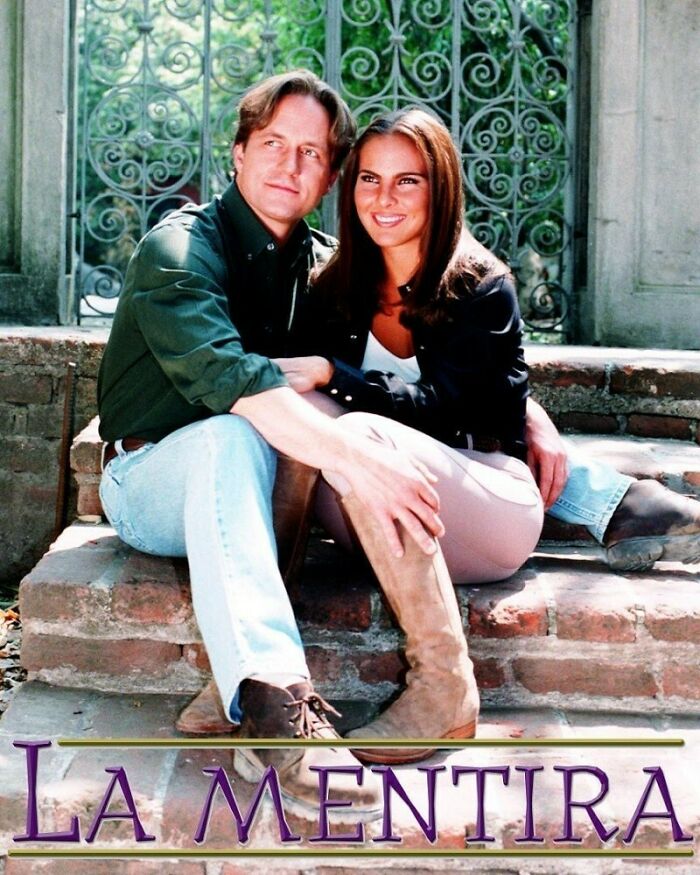 Poster for "Twisted Lies" featuring Verónica and Demetrio 