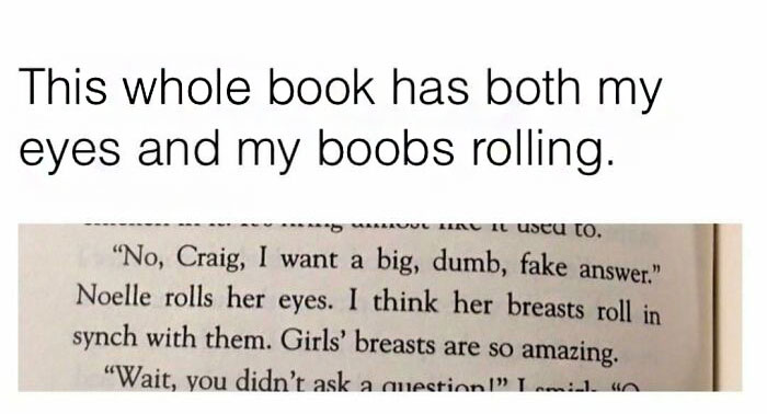 Don't Your Boobs Roll Like Your Eyes? [ It's Kind Of A Funny Story- Ned Vizzini]